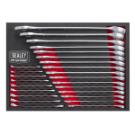 Sealey Premier AK63258 25pc Combination Wrench Spanner Set Foam Tray 6mm – 32mm