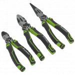 Sealey Premier Tools AK8376HV 3-Piece High Leverage Pliers Set Hi-Vis Green