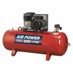 Sealey SAC1203B Belt Driven 3hp Air Compressor With Cast Cylinders 200L