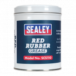 Sealey SCS110 Red Rubber Grease 500g Tin – Brake Assemblies etc.