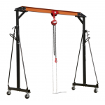 Sealey SG1000KIT 1 Tonne Mobile & Adjustable Portable Gantry Engine Lifting Crane Combo
