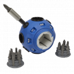 Sealey SMC34 Total Drive Ball Wrench 40-in-1 Compact Multi-tool Sockets Screwdrivers