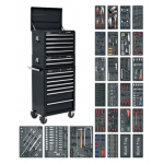 Sealey SPTCOMBO2 14 Drawer Tool Chest Combination With 1179 Piece Tool Kit – Black