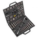 Sealey Tools AK303IMP Tap and Die Set 1/4" – 1" UNF and UNC Imperial Threads in a Sturdy Case