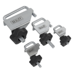 Sealey VS0301 Compact Hose Clamp Pinch Tools 4 Sizes Set, Fuel Vacuum Brake Hoses