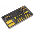 Siegen by Sealey S01131 Tool Tray with Pry Bar, Hammer & Punch Set 23pc