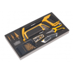 Siegen by Sealey S01133 Tool Tray with Cutting & Drilling Set 28pc