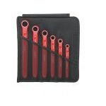 Stahlwille 12161/6 VDE 1000V Insulated 6 Piece Single Ring End Spanner Set 10-22mm