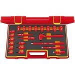 Stahlwille 12171/19/4 VDE 3/8" Drive Insulated Metric Socket & Bit Set 7-22mm
