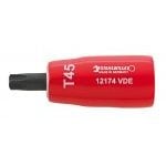 Stahlwille 12174 VDE 3/8" Drive 1000V Insulated Torx Screwdriver Bit Socket T20