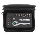 Stahlwille 40/16/3QR SCI 1/4" Drive 19 Piece Socket Set in Textile Case