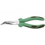 STAHLWILLE 6530 CHROME PLATED SNIPE BENT NOSE PLIERS WITH CUTTER 160mm