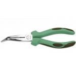 STAHLWILLE 6530 CHROME PLATED SNIPE BENT NOSE PLIERS WITH CUTTER 200mm