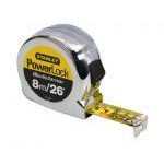 Stanley 0-33-526 PowerLock BladeArmor Tape Measure 8m/26ft