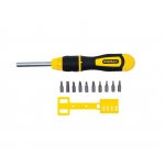 Stanley 0-68-010 Ratcheting Screwdriver + 10 Bits