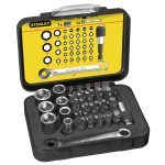 Stanley 1-13-907 39 Piece Screwdriver Bit And Socket Set