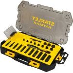 Stanley FMHT0-74713 24 Piece Mini Tough Box 1/4" Drive Socket Wrench Set, Black Metric