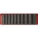 Teng 10 Piece 1/2 Dr. Metric Deep Impact Socket Set