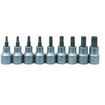 Teng M1213TX 1/2" Drive Torx Bit Socket Set on a Rail