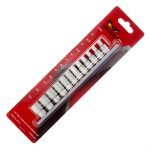 Teng M1412 12 Piece 1/4" Drive Socket Set On A Rail 4-13mm