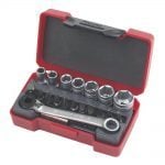 Teng T1420 20 Piece 1/4" Drive Socket Set