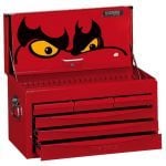 Teng TC806SV 8 Series 6 Drawer Tool Chest – Top Box – Red