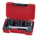 Teng TM029 29 Pce Screwdriver Bits & Ratchet Set