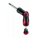 Teng Tools MDRT908 2 Way Pistol / Straight Ratcheting Screwdriver c/w Bits