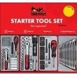Teng TT0140S 140 Piece Starter Tool Set TT0140S Sockets, Spanners, Ratchet & Screwdrivers