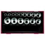 Teng TT1215AF 1/2" Drive AF (Imperial) 12 Point Socket Set In Tool Box Module Tray