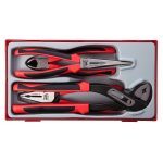 Teng TT440-T 4 Piece TPR Plier Set In Tool Box Module Tray