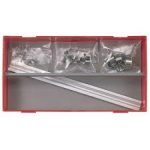 Teng TTALU 32 Piece Socket Clip & Rail Set in Plastic Module Case