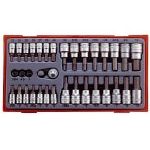 Teng TTBS35 1/4" & 3/8" Drive Hexagon Torx & Screwdriver Set