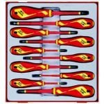 Teng TTDV910N 10 Piece Insulated Screwdriver Set In Toolbox Module Tray