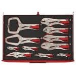 Teng TTEVG11 11 Piece Power Grip Pliers Set In Foam Module