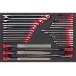 Teng TTEX32 32 Piece Spanner & File Set