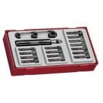 Teng TTID19 19 Piece Impact Screwdriver Bit Set 1/4" Hex Driver Hammer