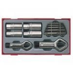 Teng TTSN11 Stud & Screw Extractor & Nut Splitter / Removal Set