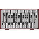 Teng TTTX18 18 Piece 1/2" Drive Torx Bit Socket Set In Tool Box Module Tray
