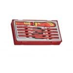 Teng TTV710N 10 Piece 1000V VDE Insulated Interchangeable Screwdriver Set Slotted Pozi Phillips