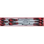 Teng TTX918N 8 Pce Slotted & Phillips Screwdriver Set In Toolbox Module Tray
