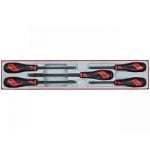 Teng TTXMDTN 5 Pce. Pound Thru Screwdriver Set Slot & Phillips In Tool Box Tray