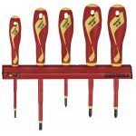 Teng WRMDV05N 5 Piece 1000V VDE Insulated Screwdriver Set – Slotted, Phillips & Pozi