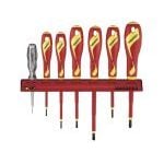 Teng WRMDV07N 7 Piece 1000V VDE Insulated Screwdriver Set – Slotted, Phillips & Pozi