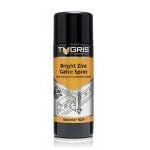 Tygris R224 Professional Bright Zinc Galve Spray 400ml Galvanising