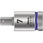 Wera 003037 8740 B HF Zyklop 3/8" Drive Hex Bit Socket With Holding Function 7mm