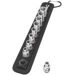 Wera 003883 Belt A 4 1/4" Drive Zyklop 9 Piece 6 Point Socket Set 5-13mm