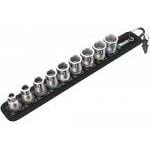 Wera 003970 Belt B 1 9 Piece 3/8" Drive Hold Function 10-19mm Socket Set On Rail