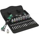 Wera 004019 8100 SA9 1/4" Drive 28 Piece Zyklop Imperial Speed Ratchet Socket & Bit Set 3/16-1/2" AF
