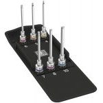 Wera 004210 8740 C HF 2 1/2" Drive Zyklop Long Hexagon Bit Socket Set 4-10mm